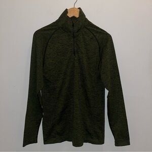 Alphalete Zenith Quarter Zip Pullover Green Men’s Size Large